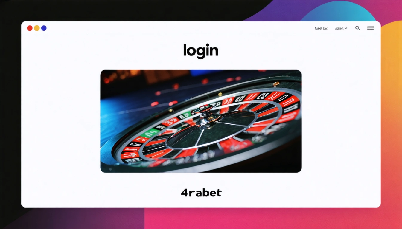 login 4rabet